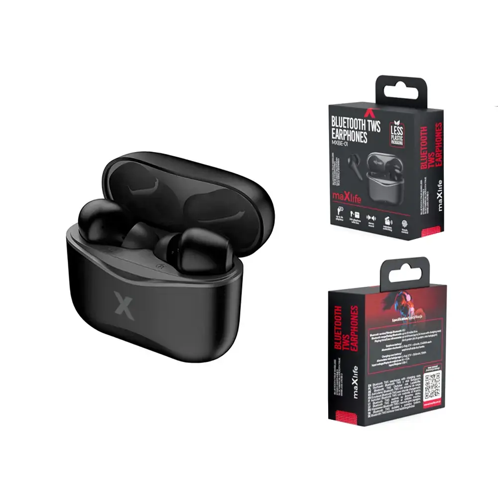 Maxlife Bluetooth earphones TWS MXBE-01 black