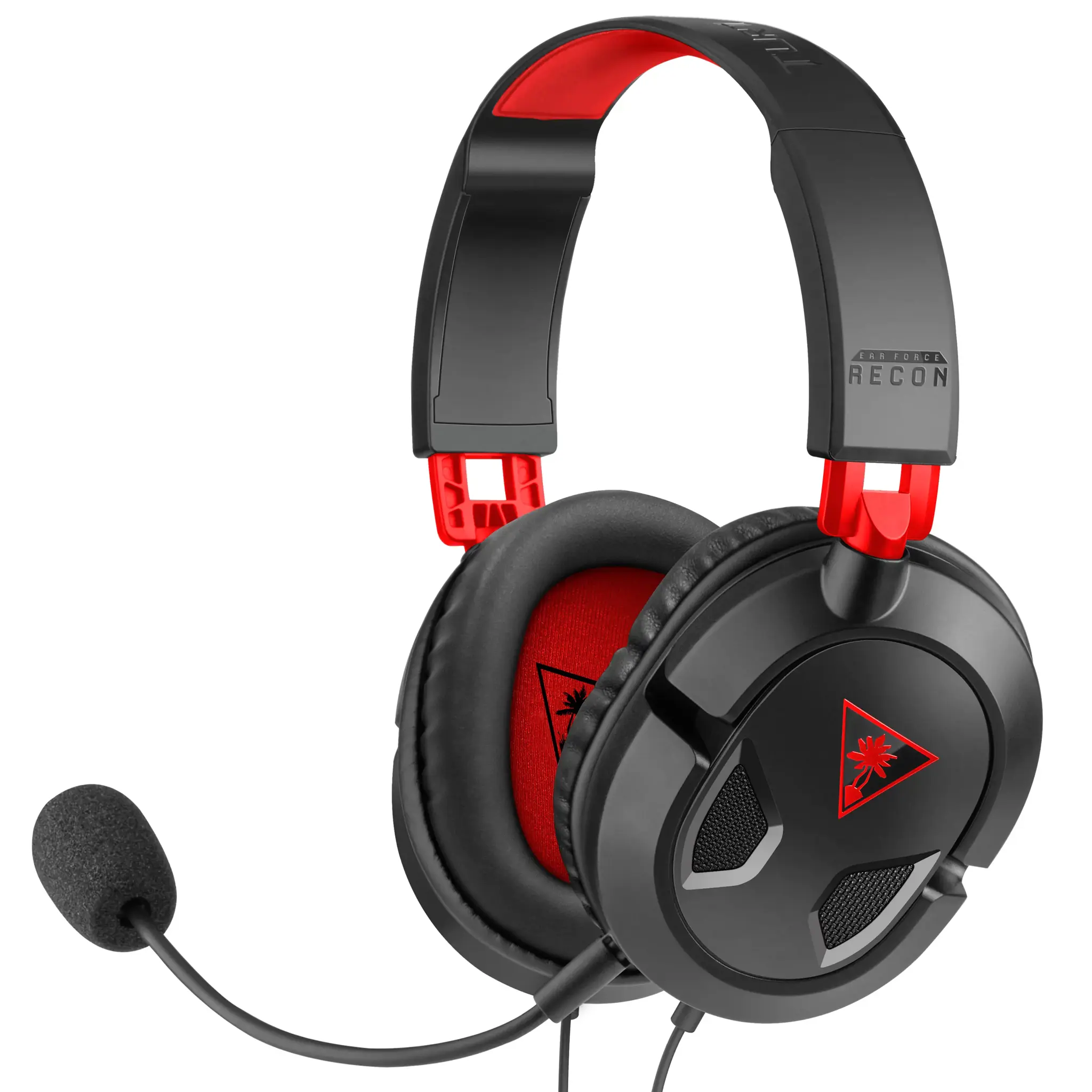 Turtle Beach Recon 50 Gaming Headset for PC and Mac, Wired, Gaming, 20 - 20000 Hz, 530.7 g, Headset, Black, Red