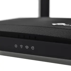 TP-Link Archer AX1500 Wi-Fi 6 maršrutizatorius, "Wi-Fi 6" (802.11ax), trijų dažnių (2,4 GHz / 5 GHz / 5 GHz), Ethernet LAN, juodas, stalinis maršrutizatorius