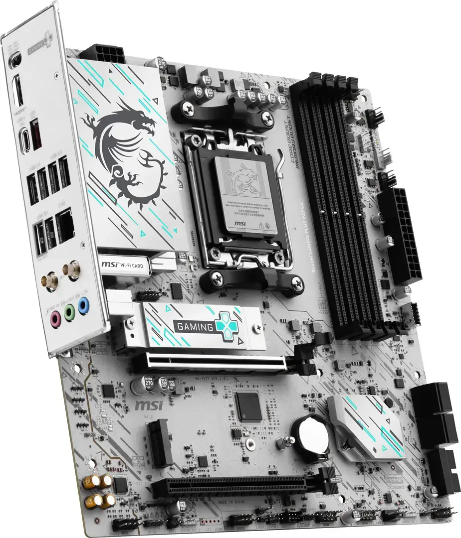 MSI B840M GAMING PLUS WIFI6E motherboard AMD B840 Socket AM5 micro ATX