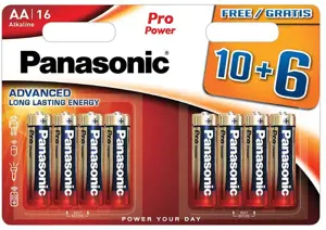 "Panasonic Pro Power" baterija LR6PPG/16B 10+6vnt.