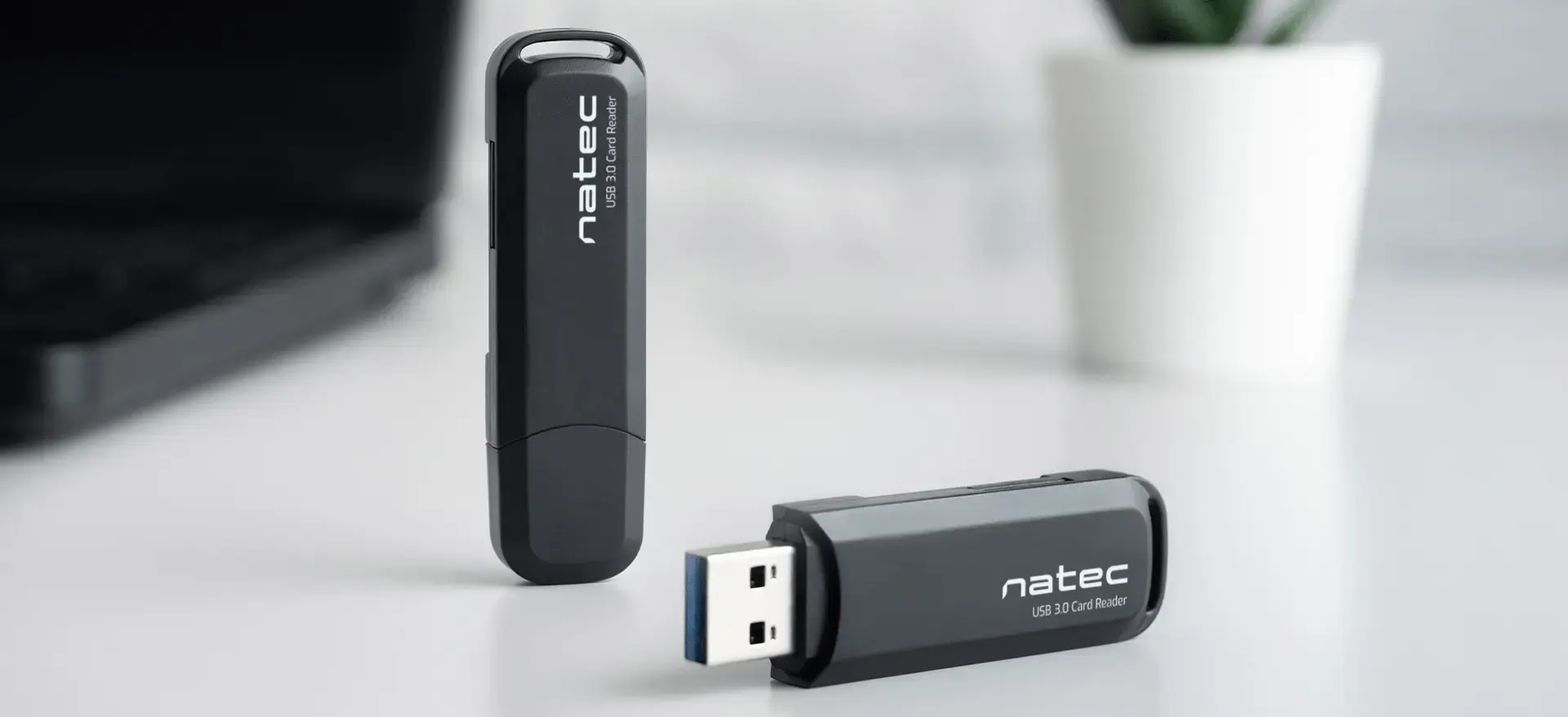 "NATEC Scarab 2" kortelių skaitytuvas USB 3.0 SD/mikro SD juodas
