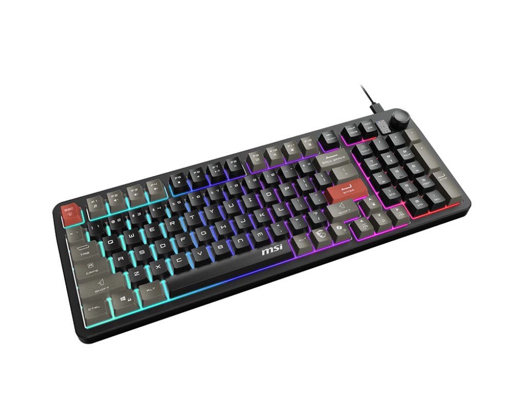 MSI FORGE GK110 US | Gaming keyboard | Wired | US | Black | USB 2.0 | Membrane