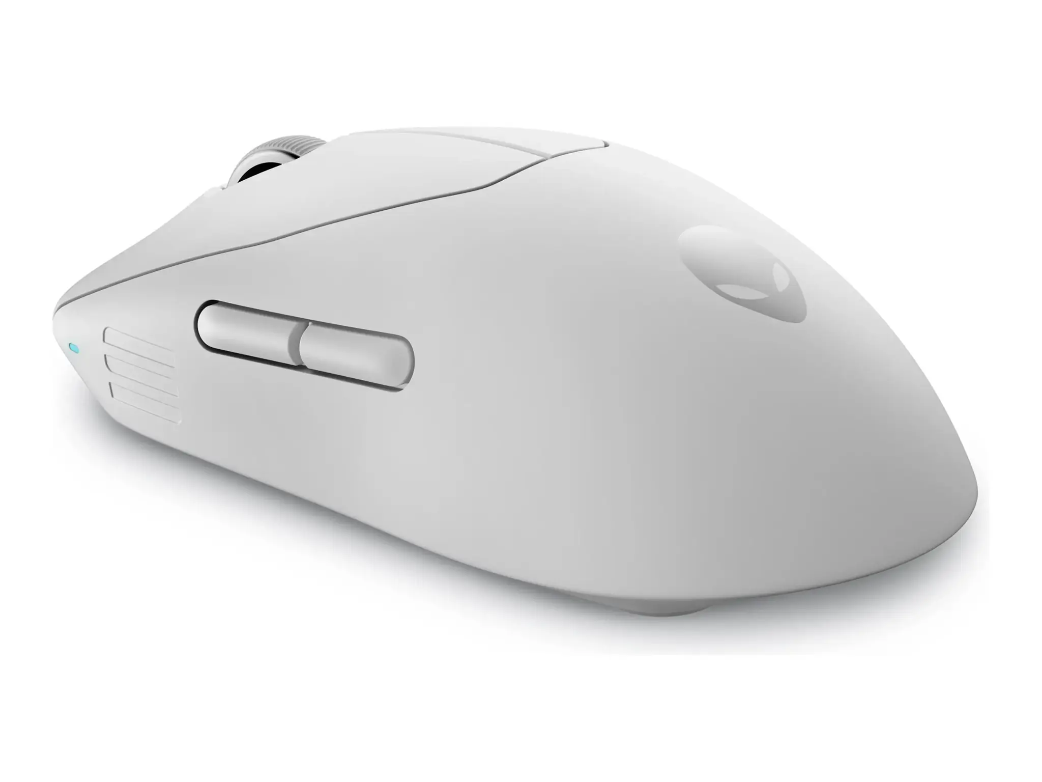Alienware Pro Wireless Gaming Mouse, Ambidextrous, Optical, RF Wireless + USB Type-C, 26000 DPI, 0.25 ms, White