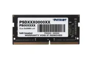 PATRIOT Signature Series 16GB DDR4 1x16GB 3200MHz SODIMM Single