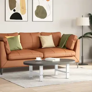 Kavos staliuko kojelės, baltos, 2 vnt., 50x(30-31) cm, plienas