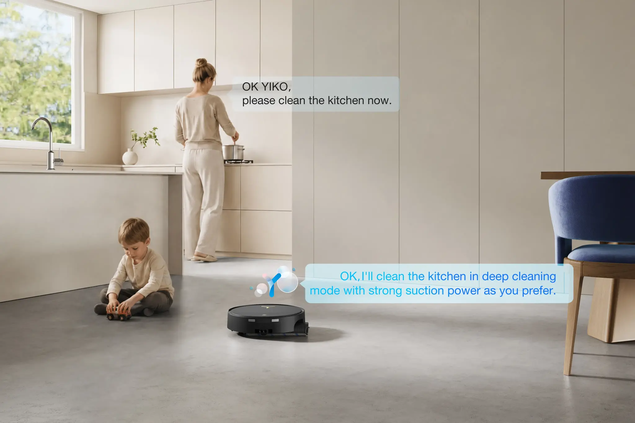 Dulkių siurblys-robotas Ecovacs T90S PRO OMNI BLACK