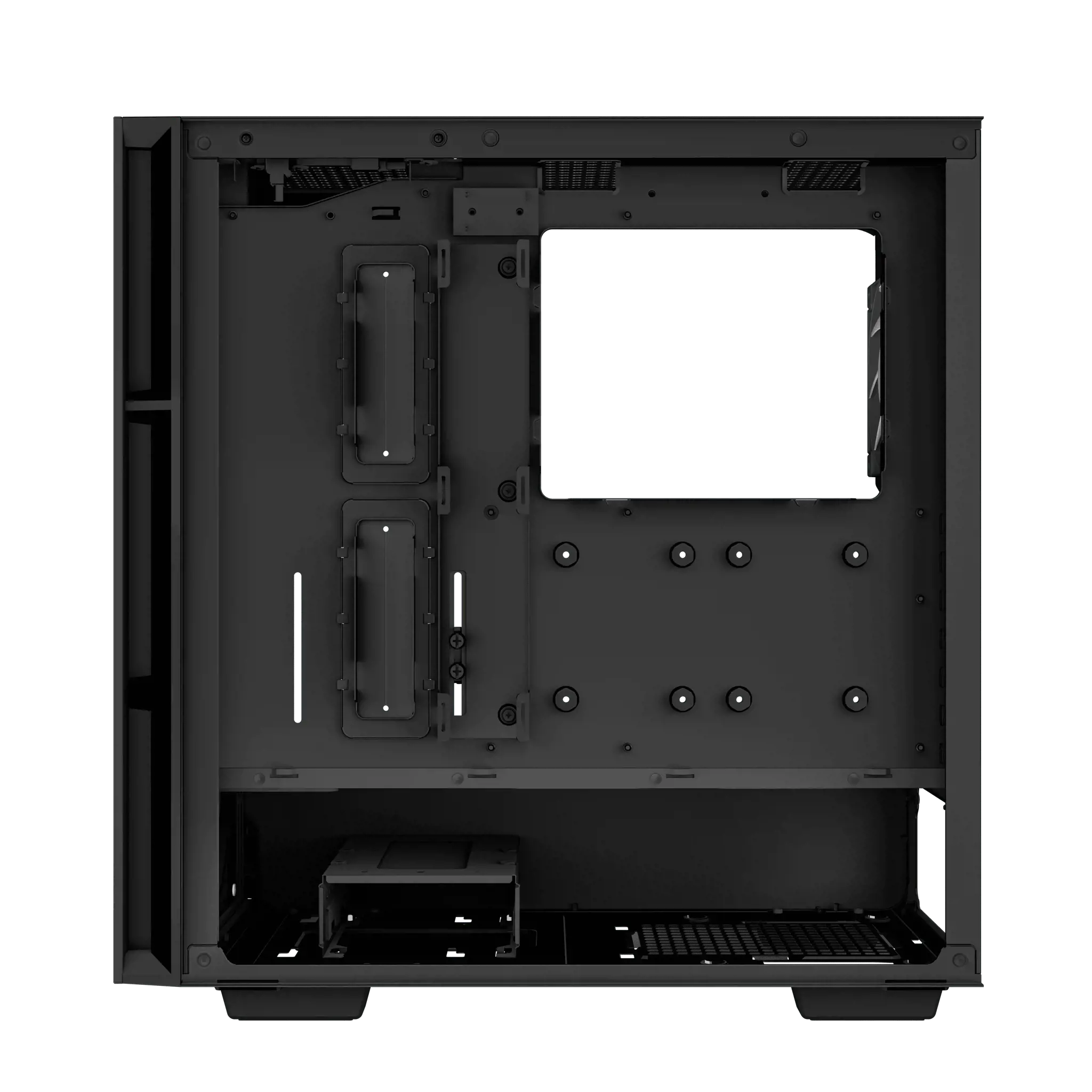 "DeepCool CH560 DIGITAL", "Midi Tower", Kompiuteris, Juoda, ATX, EATX, "micro ATX", Mini-ITX, ABS, Plienas, Grūdintas stiklas, Multi
