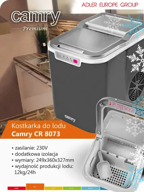 Ledukų gaminimo aparatas Camry CR 8073