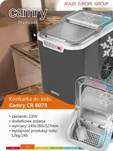 Ledukų gaminimo aparatas Camry CR 8073