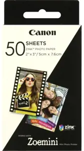 Fotopopierius Canon ZINK™, 5x7.6(2x3"), 50 psl.
