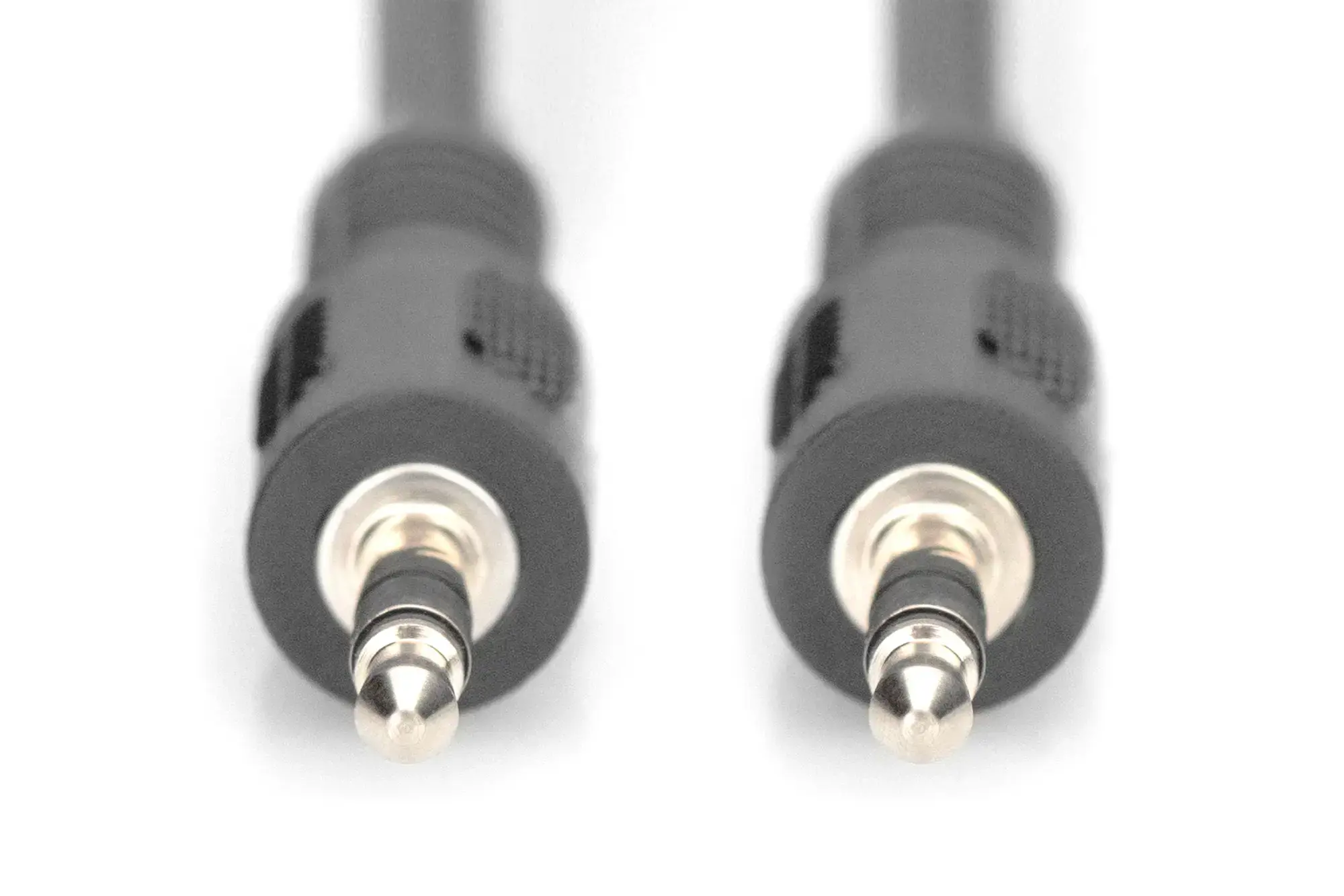 Garso lizdo kabelis (3,5 mm) Digitus 3,5 mm M/M, 2,5 m, juodas