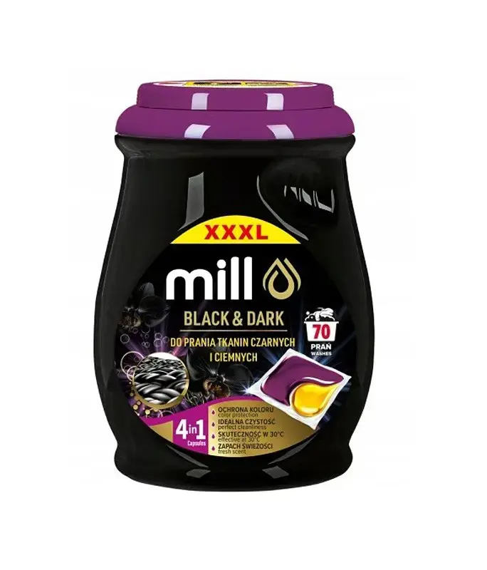 MILL PROFESSIONAL 2-chamber capsules for black and dark laundry 70 pcs.