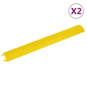 Kabelių apsaugos, 2vnt., geltonos spalvos, 98,5cm