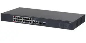 Switch DAHUA Desktop/pedestal Rack 16x10Base-T / 100Base-TX / 1000Base-T 2xSFP PoE ports 16 CS4220-…