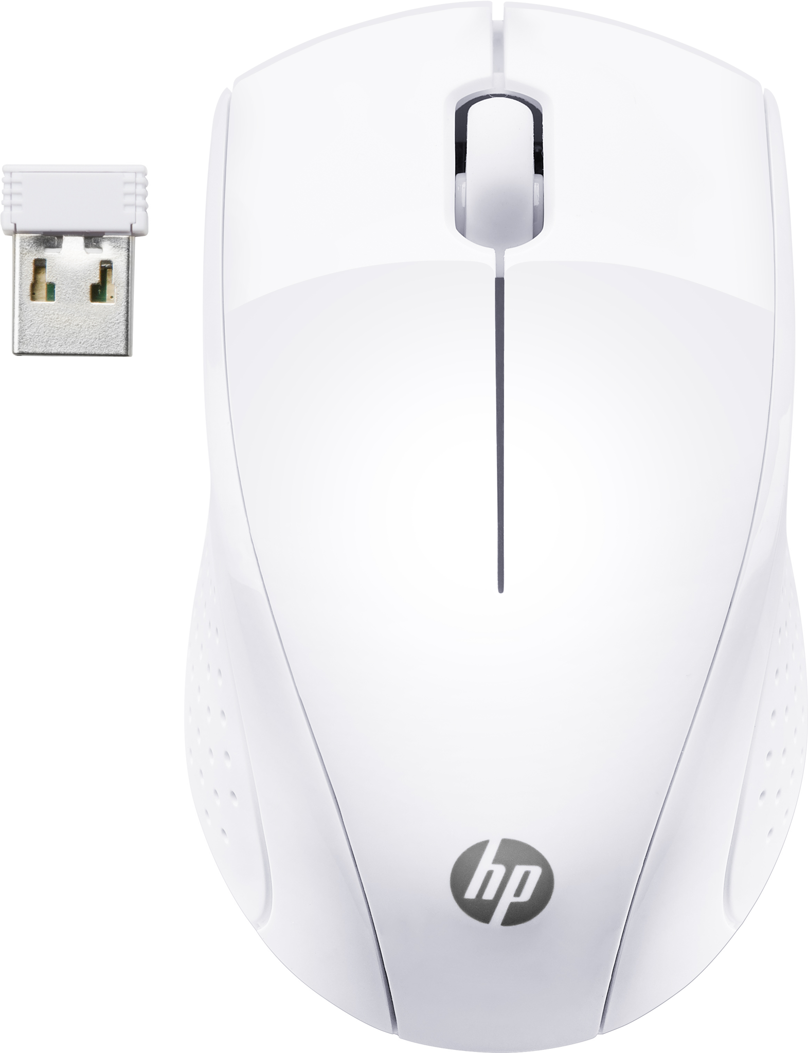 HP Wireless Mouse 220 (Snow White), Optical, RF Wireless, White