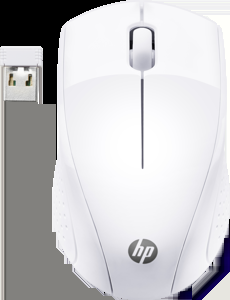 HP Wireless Mouse 220 (Snow White), Optical, RF Wireless, White