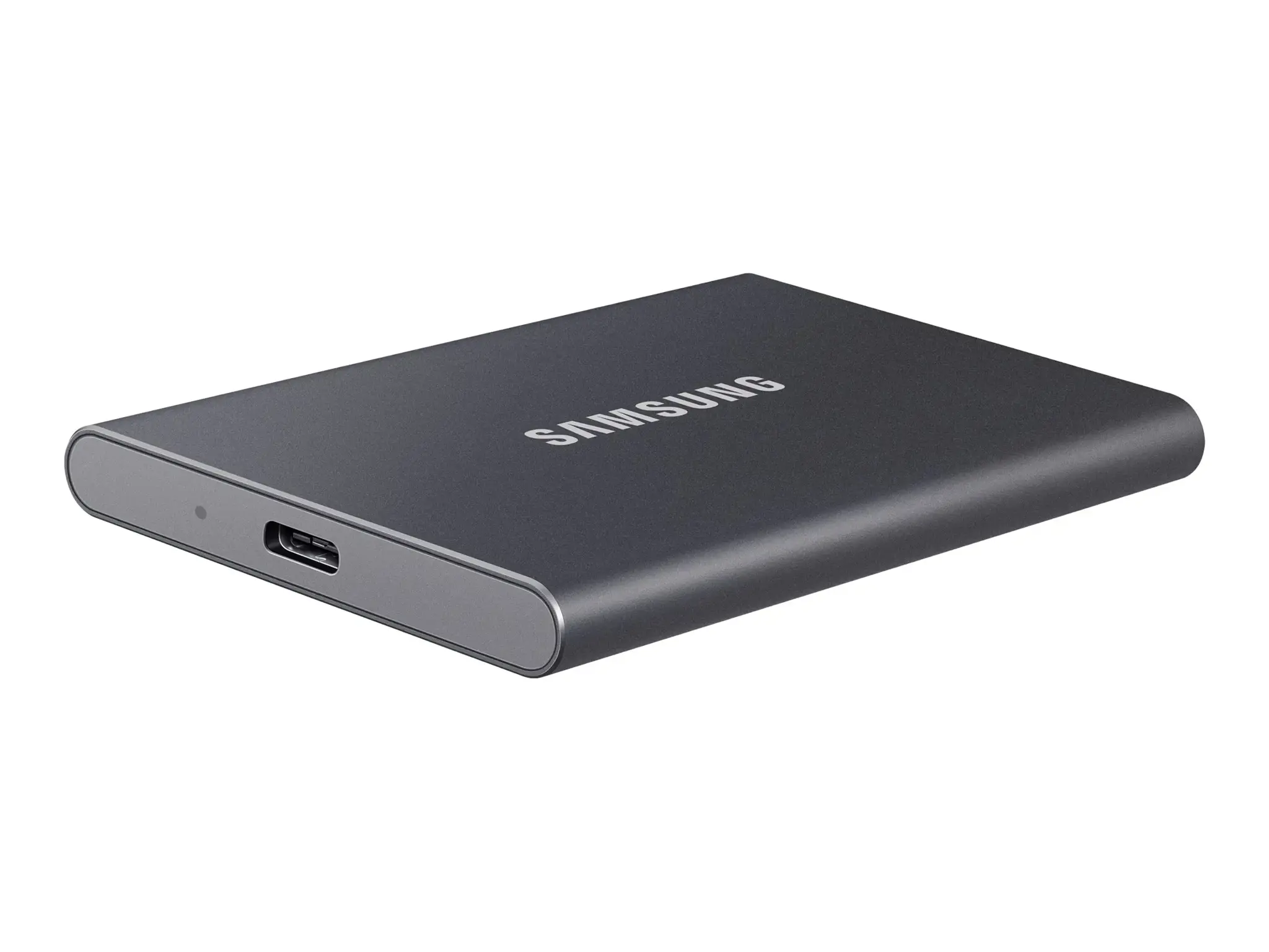 "Samsung" nešiojamasis SSD diskas T7, 1000 GB, C tipo USB, 3.2 Gen 2 (3.1 Gen 2), 1050 MB/s, apsauga nuo slaptažodžio, pilkas