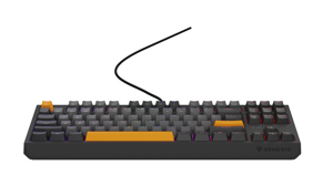 Genesis THOR 230 | Mechanical Gaming Keyboard | Wired | US | Anchor Gray Negative | USB Type-A | Outemu Red