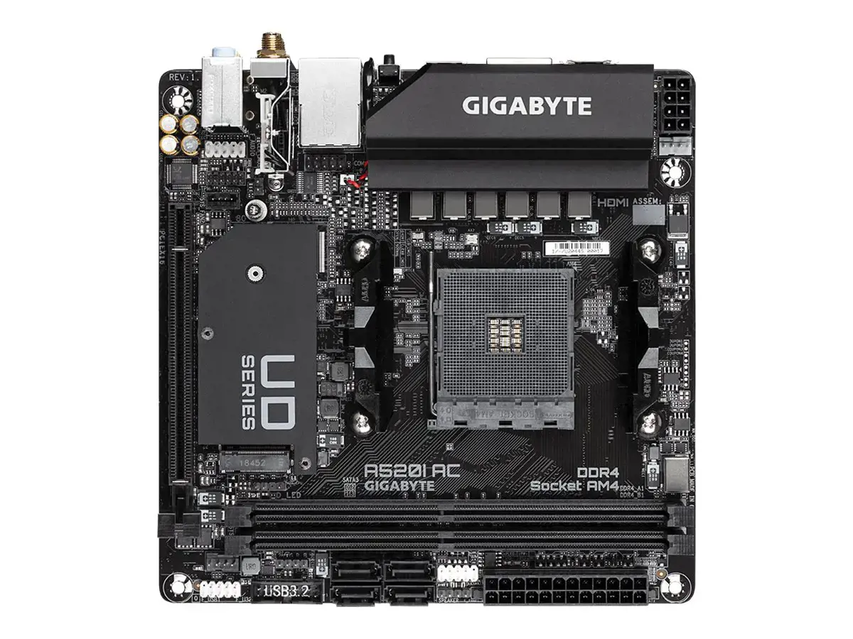 GIGABYTE A520I AC Socket AM4 AMD A520 DDR4 Micro ITX