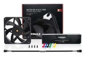 NOCTUA NF-A12x15 PWM Chromax.black.swap ventiliatorius