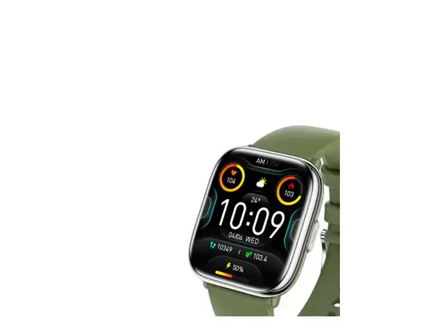 myPhone Watch Pastel | Smart watch | AMOLED | 1.75" | Waterproof | Silver Green