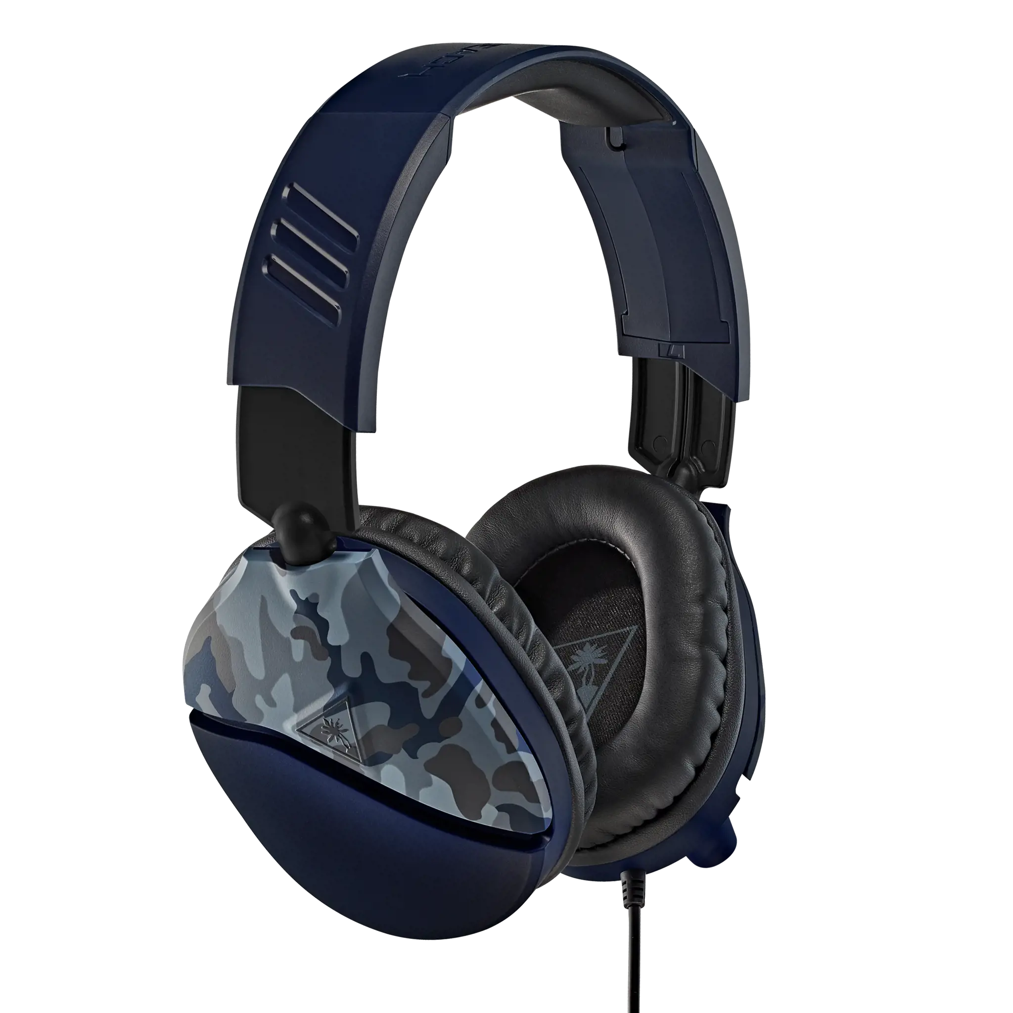 "Turtle Beach Recon 70" žaidimų ausinės "Xbox", PS5, PS4, "Switch", PC - "Camo Blue", laidinės, žaidimų, 20-20000 Hz, 485,3 g, ausinės, juodos, mėlynos, kamufliažinės