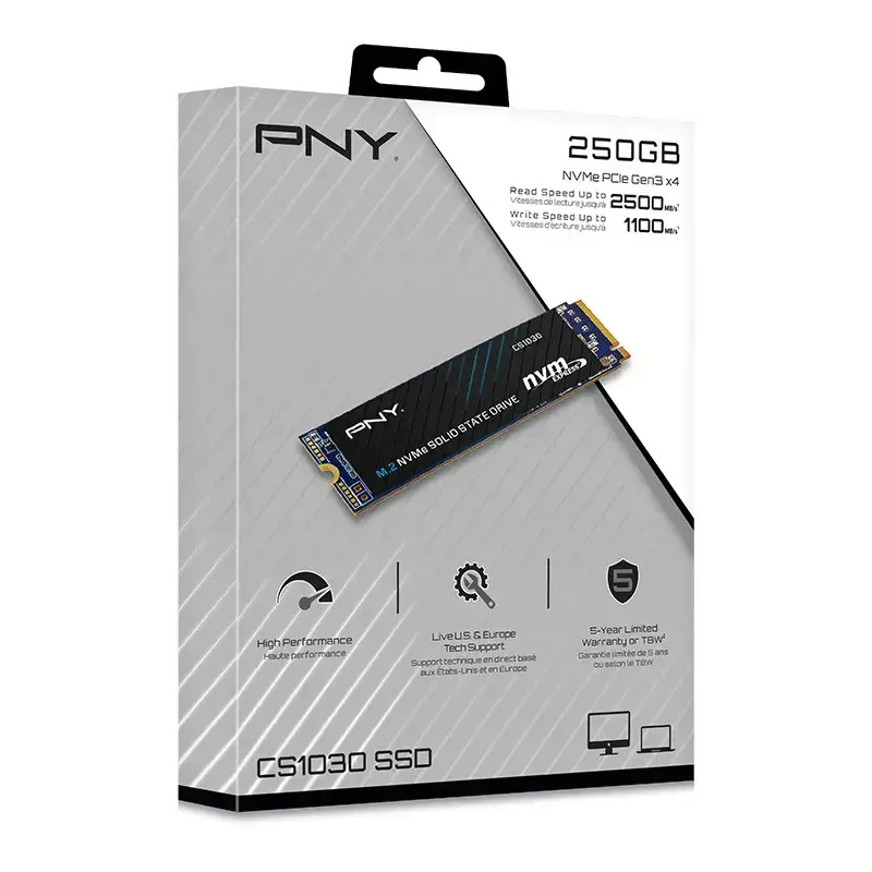 SSD diskas PNY M280CS1030-250-RB 250 GB, M.2, PCI Express 3.0