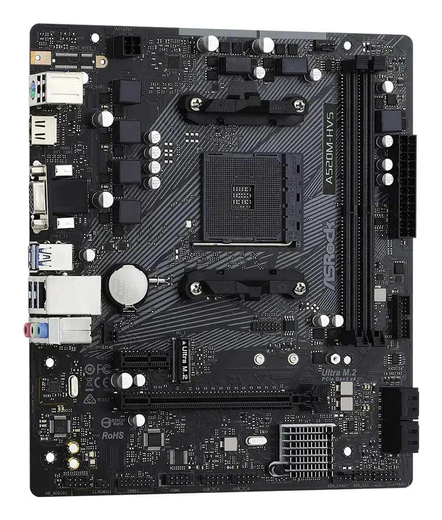 ASROCK A520M-HVS AM4 2xDDR4 mATX MB
