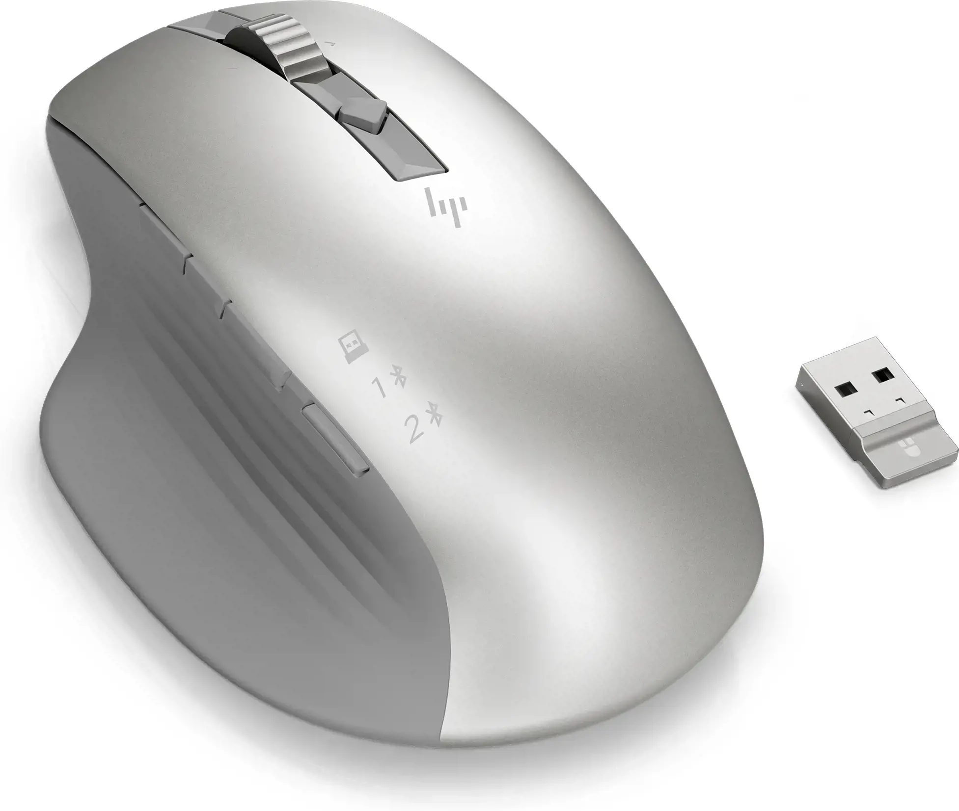 HP 930 Creator belaidė pelė, dešinioji, "Bluetooth", 3000 DPI, sidabrinė