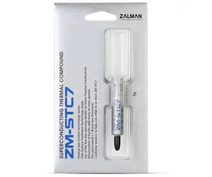 "Zalman ZM-STC7", 7,2 W/m-K, 2,6 g/cm³, cinko oksidas, silikonas, pilka, 220 Pa.s, 117,4 mm