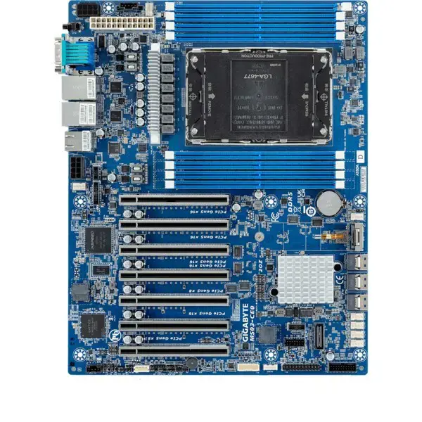 Motherboard - Gigabyte MS03-CE0 1x LGA4677 Intel Xeon Max Intel Xeon Scalable Gen 4/5 Intel C741