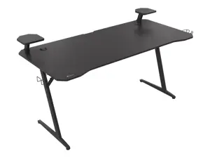 Žaidimų stalas Natec Genesis Holm 510 RGB, Juoda