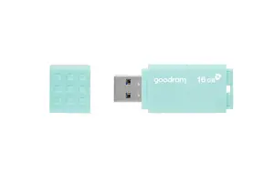 Goodram USB 3.0 UME3 CARE, 16 GB, USB Type-A, 3.2 Gen 1 (3.1 Gen 1), 60 MB/s, Cap, Turquoise