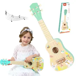 TOOKY TOY Medinė ukulelės gitara vaikams nuo 3 metų
