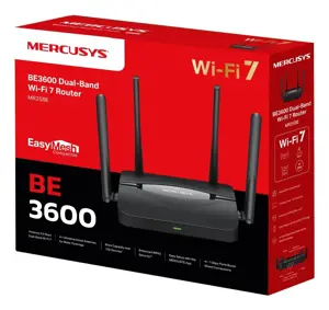 Mercusys MR25BE wireless router Gigabit Ethernet Dual-band (2.4 GHz / 5 GHz) Black