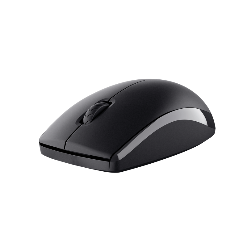 Trust Primo, Wireless, RF Wireless, Membrane, QWERTY, Black, Mouse included