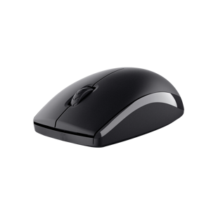 Trust Primo, Wireless, RF Wireless, Membrane, QWERTY, Black, Mouse included