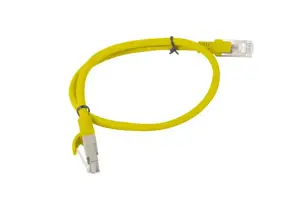 LANBERG PCU5-20CC-0050-Y Lanberg Patchcord RJ45 kat. 5e UTP 0,5 m geltonos spalvos, 10 vnt.