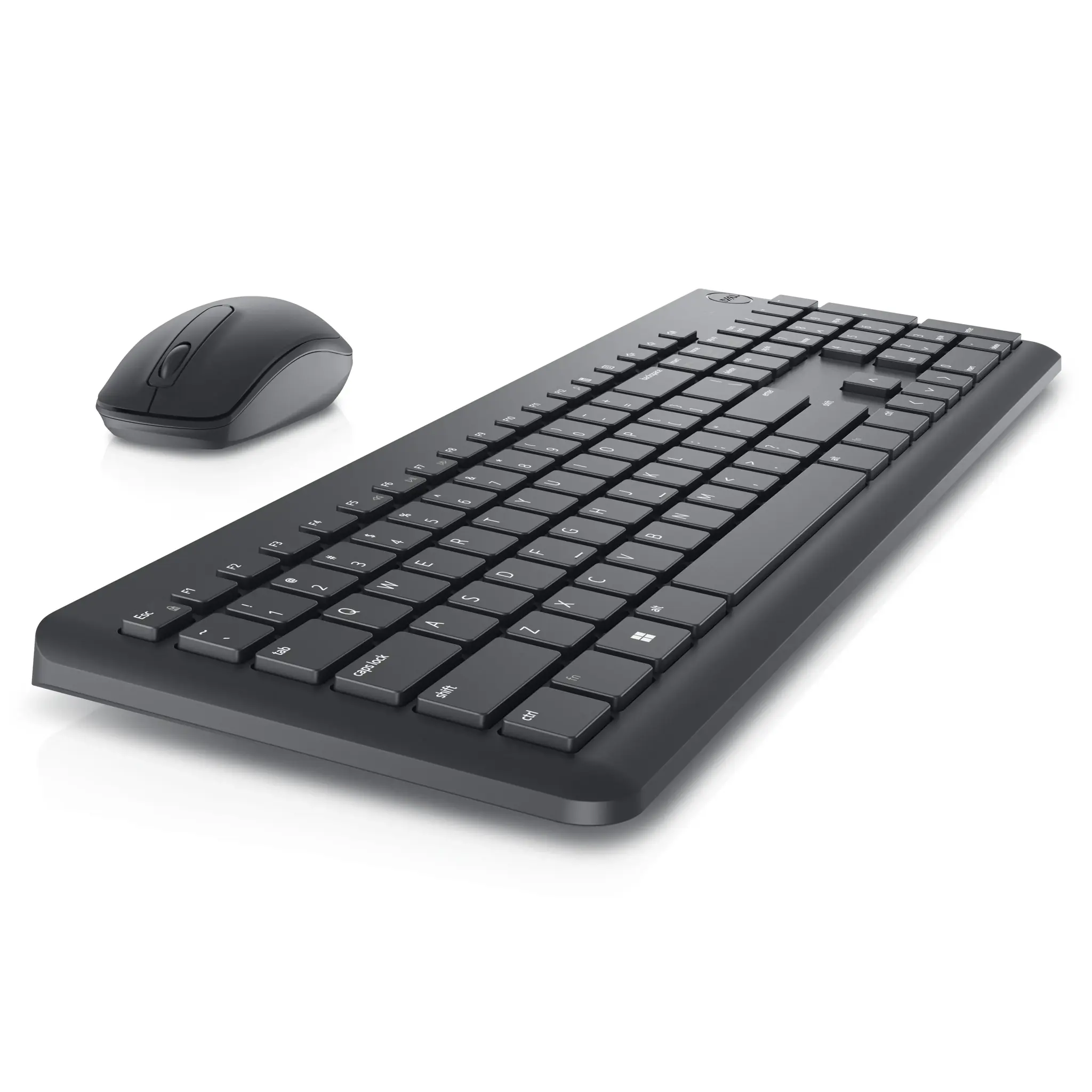DELL KM3322W, Full-size (100%), Wireless, RF Wireless, Black, Mouse included