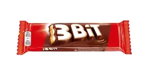 Šokoladinis batonėlis 3BIT, 46 g