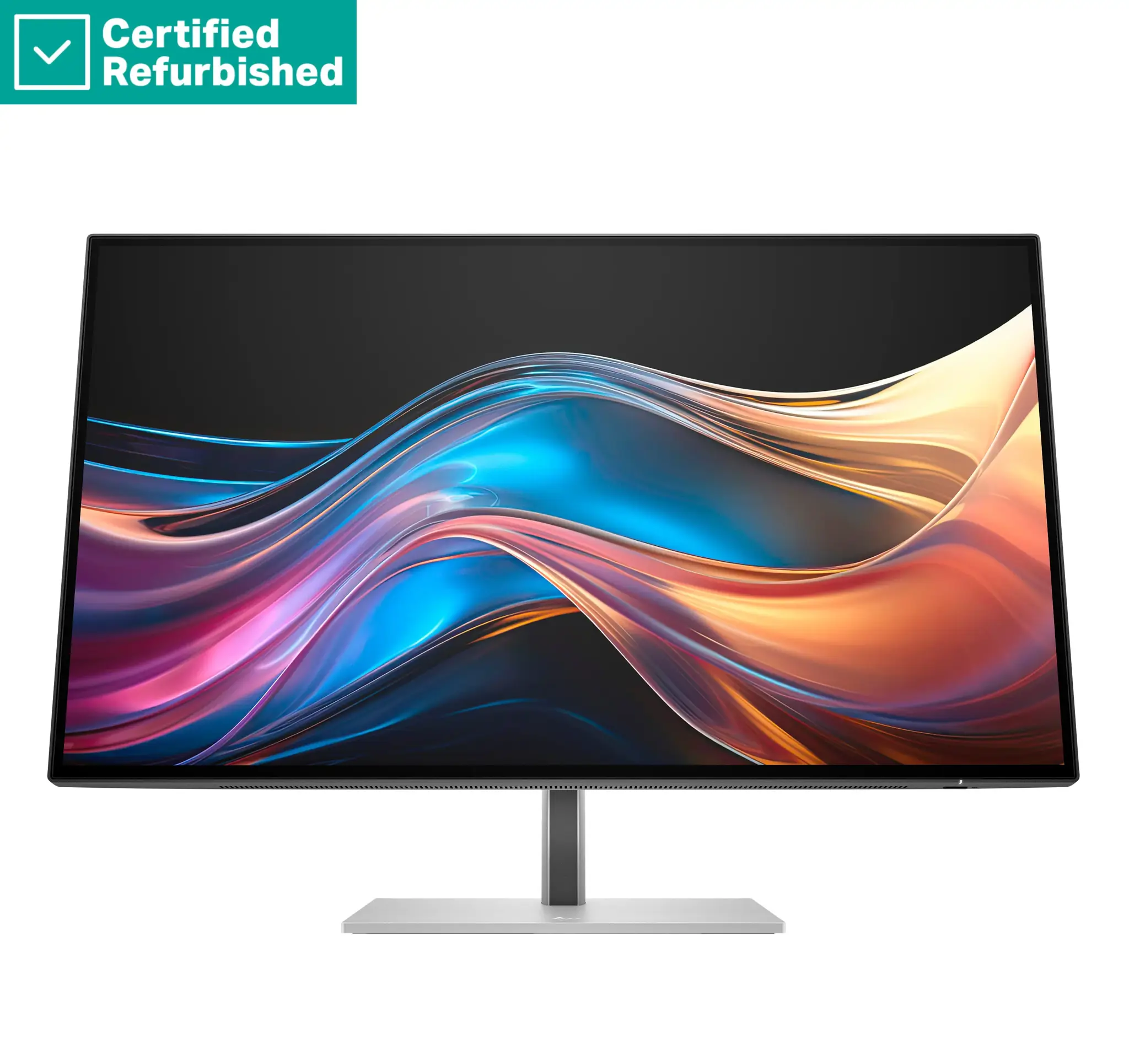 RENEW SILVER HP 727pq Series 7 Pro QHD Monitor - 27" 2560x1440 QHD 400-nit 120Hz AG, IPS Black HDR 400, USB-C(15W)/HDMI/DisplayPort/DisplayPort-out, 3x USB-A, No, height adjustable/tilt/swivel/pivot, 1 years (replaces Z27q G3)