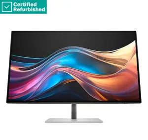 RENEW SILVER HP 727pq Series 7 Pro QHD Monitor - 27" 2560x1440 QHD 400-nit 120Hz AG, IPS Black HDR 400, USB-C(15W)/HDMI/DisplayPort/DisplayPort-out, 3x USB-A, No, height adjustable/tilt/swivel/pivot, 1 years (replaces Z27q G3)