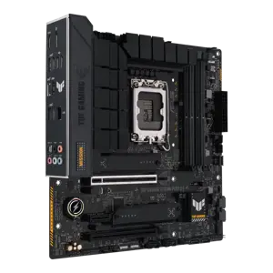 ASUS TUF GAMING B760M-PLUS D4, "Intel", LGA 1700, "Intel® Celeron®", "Intel® Core™ i3", "Intel® Core™ i5", "Intel® Core™ i7", "Intel® Core™ i9",..., LGA 1700, DDR4-SDRAM, 128 GB