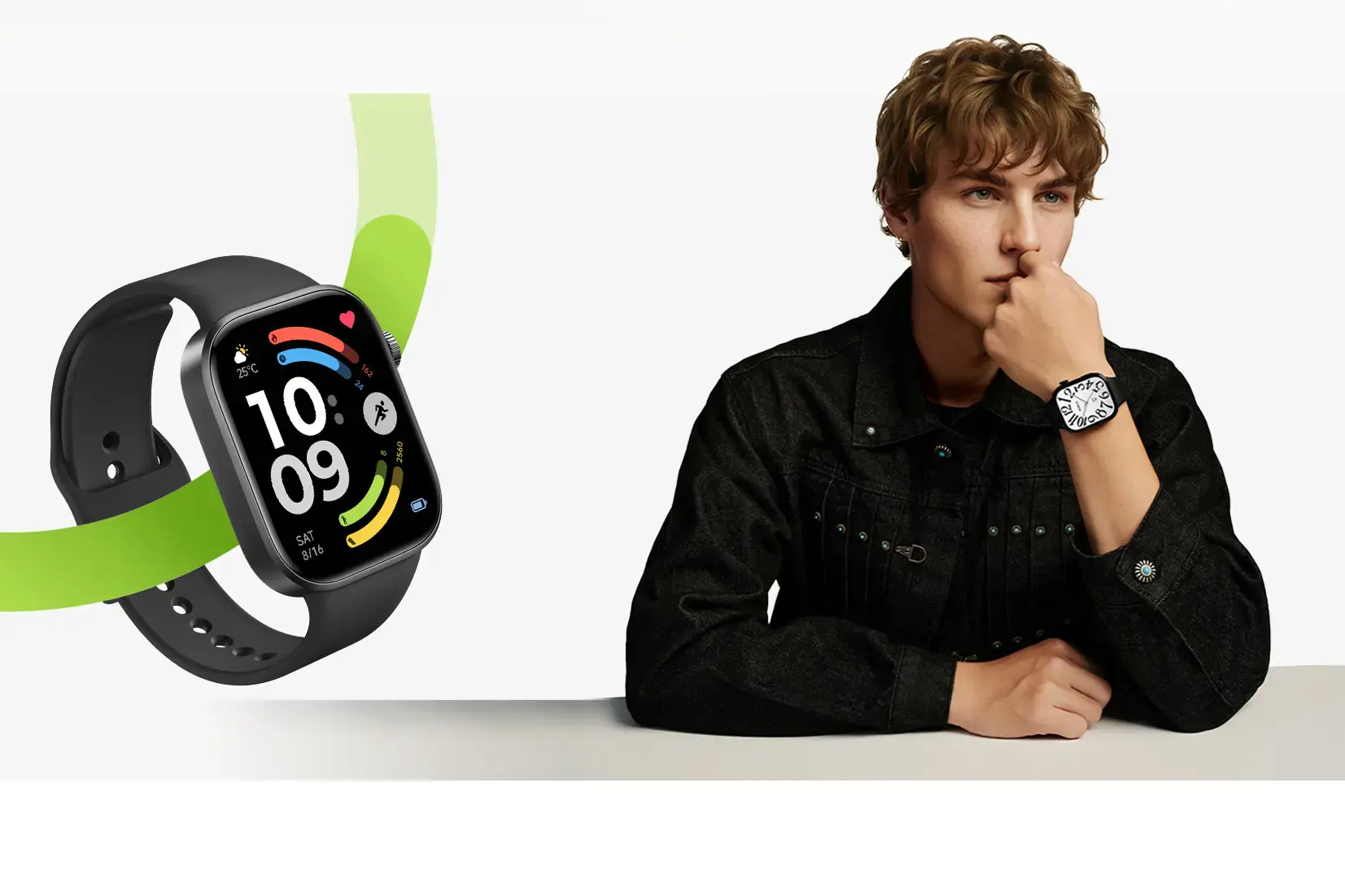 Xiaomi REDMI Watch 6 | Smart watch | GPS (satellite) | AMOLED | 2.07" | Waterproof | Obsidian Black