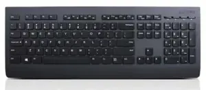 Lenovo 4X30H56824, pilno dydžio (100%), belaidis, RF belaidis, QWERTY, juodas, pelė pridedama