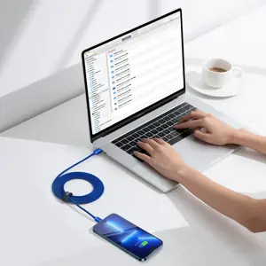 Baseus Crystal cable USB-C to Lightning, 20W, PD, 2m (blue)