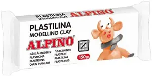 Plastilinas ALPINO 150g baltas