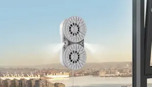 HUTT Windows Cleaning Robot | DDC56 | Corded | 3000 Pa | White