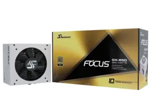Maitinimo blokas Seasonic FOCUS GX White ATX 3 (2024), 850 W, 80 PLUS GOLD